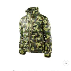 Kids Camouflage Puffer Jacket